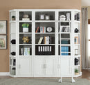 Parker House Catalina 6 Piece Open Top Bookcase in Cottage White
