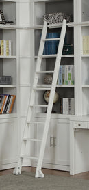 Parker House Catalina Library Ladder in Cottage White