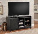Parker House Durango Console with Sliding Door in Rustic Dark Pine