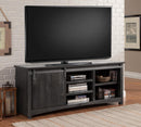 Parker House Durango 76 in. Console with Sliding Door in Rustic Dark Pine