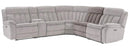 Parker House Furniture Cuddler Armless Recliner in Laurel Dove