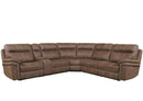 Parker House Mason Manual Armless Recliner in Dark Kahlua