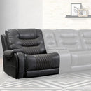 Parker House Outlaw Power Left Arm Facing Recliner in Stallion
