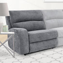 Parker House Polaris Power Left Arm Facing Recliner in Bizmark Grey