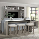 Parker House Pure Modern Everywhere Console with 3 Stools in Moon Stone-4