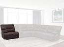 Parker House Spartacus LAF Chair Recliner Power with USB and Power Headrest in Chocolate