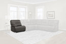 Parker House Spartacus LAF Chair Recliner Power with USB and Power Headrest in Haze