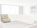 Parker House Spartacus LAF Chair Recliner Power with USB and Power Headrest in Oyster