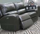 Parker House Swift Loveseat Dual PWR Reclining w/USB & PWR Headrest in Twilight