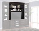 Parker House Washington Heights 66 in. TV Hutch in Washed Charcoal