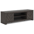 Cayboni 71" TV Stand with Electric Fireplace