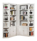 Parker House Boca 5 Piece L Shape Corner Bookcase Wall