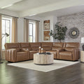 Parker Living Modesto 7 Piece Modular Power Reclining Sectional with Power Adjustable Headrests