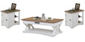 Parker House Americana Modern Cocktail Table with 2 Chairside Tables