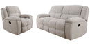 Parker Living Buster - Opal Taupe Manual Reclining Sofa and Recliner