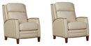 Parker Living Vermont Power Cordless High Leg Recliner P2 Two Pack
