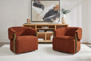 Parker Living Finley Swivel Accent Chair Two Pack
