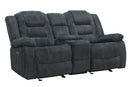Parker Living Bolton - Misty Storm Manual Reclining Sofa and Loveseat