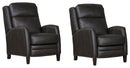Parker Living Vermont Power Cordless High Leg Recliner P2 Two Pack