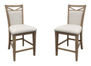 Parker House Americana Modern Dining Upholstered Counter Chair Two Pack