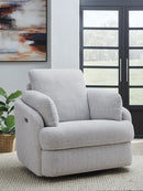 Alainmont Next-Gen Nuvella Swivel Power Recliner