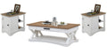 Parker House Americana Modern Cocktail Table with 2 Chairside Tables