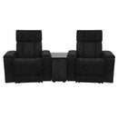 Parker Living Phoenix Zero Gravity Power 2 Seat Home Theater Seating with Wedge and Immersive Audio