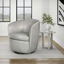 Parker Living Barolo 100% Italian Leather Swivel Club Chair Two Pack