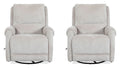 Parker Living Gentry Manual Swivel Glider Recliner Two Pack
