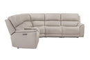 Parker Living Easton - Steamboat Brown 6 Piece Zero Gravity Power Reclining Sectional with Power Adjustable Headrests