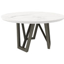 Parker House Pure Modern Dining 54 Inch Round Table with Wood Base