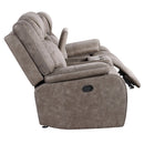 Parker Living Blake - Desert Taupe Reclining Console Loveseat