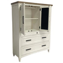 Parker House Americana Modern Bedroom 7 Drawer Door Chest with Workstation