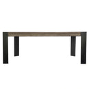 Parker House Cedar Fork - Dining 78 inch Rectangular Dining Table with 6 ladderback chairs