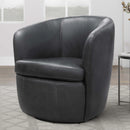 Parker Living Barolo 100% Italian Leather Swivel Club Chair Two Pack