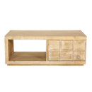 Parker House Laguna Rectangular Storage Cocktail Table with 2 End Tables