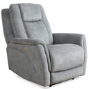 Parker Living Linus - Hudson Grey Power Reclining Sofa and Recliner
