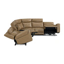 Parker Living Momentum 6 Piece Modular Power Reclining Sectional with Power Adjustable Headrests
