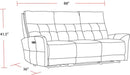 Parker Living Gershwin - Lucca Butterscotch Power Reclining Sofa and Recliner