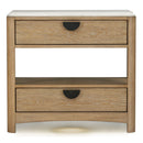 Parker House Escape - Bedroom Queen Poster Bed and Nightstand