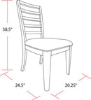 Parker House Escape - Dining Ladder Back Dining Chair (2/CTN Sold in pairs)