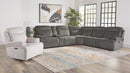 Parker Living Alpine - Airy Midnight 6 Piece Zero Gravity Power Reclining Sectional with Power Adjustable Headrests