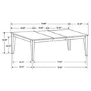 Louise Extension Dining Table