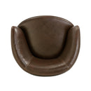 Parker Living Barolo 100% Italian Leather Swivel Club Chair Two Pack