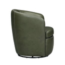 Parker Living Barolo 100% Italian Leather Swivel Club Chair Two Pack