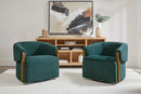 Parker Living Finley Swivel Accent Chair Two Pack
