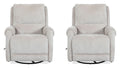 Parker Living Gentry Manual Swivel Glider Recliner Two Pack