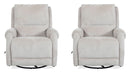 Parker Living Gentry Manual Swivel Glider Recliner Two Pack