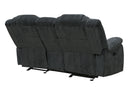 Parker Living Bolton - Misty Storm Glider Reclining Console Loveseat
