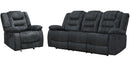 Parker Living Bolton - Misty Storm Manual Reclining Sofa and Recliner